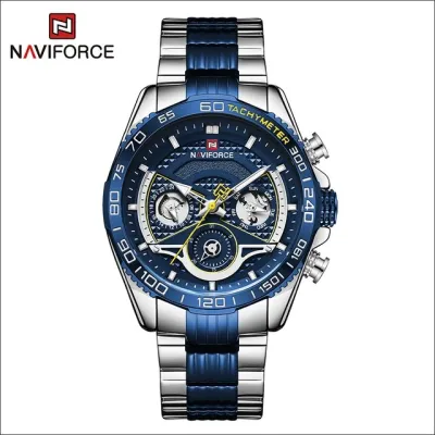 NAVIFORCE NF9185 Men's Watch Luxury Brand Business Casual Quartz Wrist watches Men Waterproof Clock